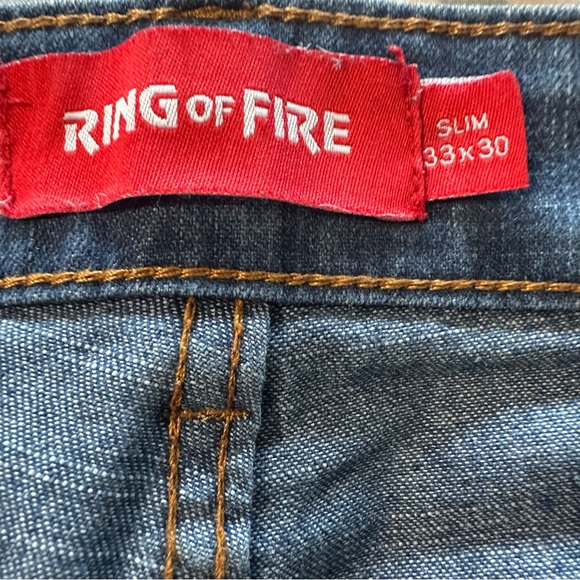 Ring of Fire Slim men's 33x30 distressed jeans - Picture 3 of 4